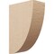 Ekena Millwork 7"W x 14"D x 21"H Classic Durham Rough Cedar Woodgrain TimberThane Corbel, Primed Tan CORUR07X14X21DURRCPR - alternate 1